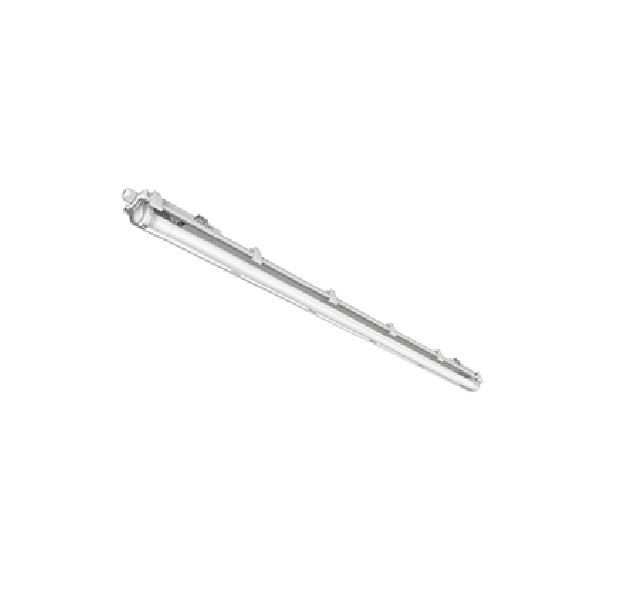 Plafoniera Lineare Stagna T8 Con Attacco G13 IP65 Per 1 Tuboled 120CM - DURALAMP S1T120L2
