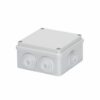 Cassetta Di Derivazione Con Coperchio Basso A Vite IP44 Dimensioni Interne 100x100x50 Pareti Con Passacavi - GEWISS GW44004