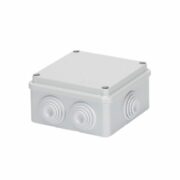 Cassetta Di Derivazione Con Coperchio Basso A Vite IP44 Dimensioni Interne 100x100x50 Pareti Con Passacavi - GEWISS GW44004