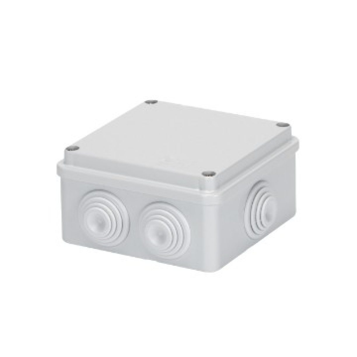 Cassetta Di Derivazione Con Coperchio Basso A Vite IP44 Dimensioni Interne 100x100x50 Pareti Con Passacavi - GEWISS GW44004