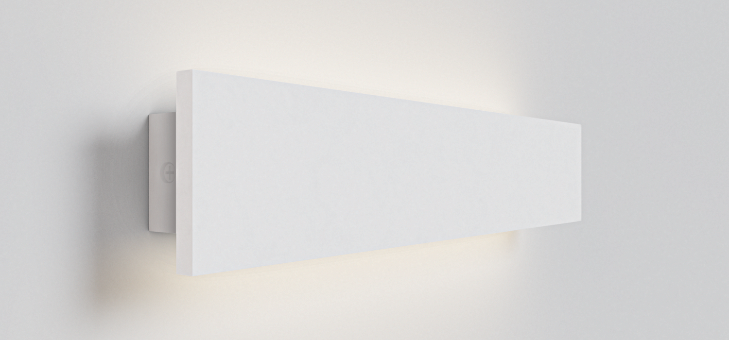 Lampada Alyson Parete Up/Down 8W 30K80 Gesso - VARIO PAR10329