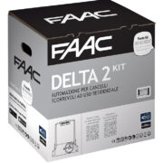 Delta 2 Kit Automazione Cancelli Scorrevoli, Peso Max 500KG + 4 MT Cremagliera - FAAC 1056303445+4MTCR