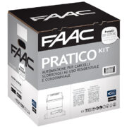 Pratico Kit 746 230V Automazione Cancello Battente Anta Battenti Peso Max 600 Kg - FAAC 10564944