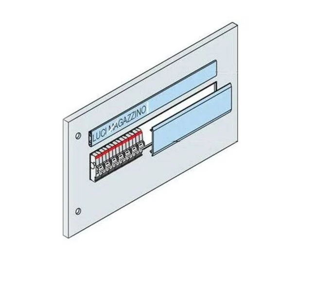 N.3 Otturatori Fer.Din 24Mod Ral7035 Quadri serie ArTu - ABB AD1088