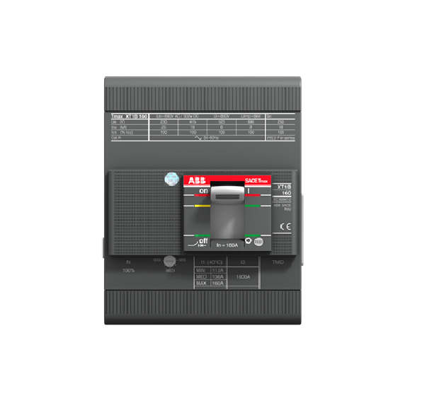 Interruttore Tmax Xt1C 160 Fisso Tetrapolare Termomagnetici Tmd R 125-1250 A Neutro - ABB XT1C125TMD4