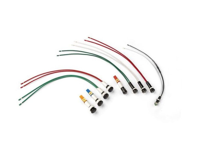 Segnalatore Led 10Mm Cavo-G 24V Bianco - WIMEX 4028140