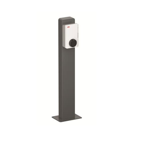Tac Piedistallo Singolo-Wallbox Piedistallo In Metallo Indipendente Per 1 Caricabatterie Terra Ac - ABB 6AGC085345