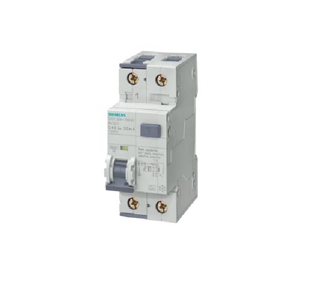 Interruttore Magnetotermico Differenziale Rcbo, 10 Ka, 1-Polo+N, Tipo Ac, 30 Ma, C Char, In: 20 A, Un Ac: 230 V, - SIEMENS 5SU13541KK20