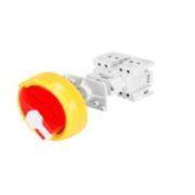 Interruttore Rotativo da quadro comando con manopola rossa 4P 4M 32A IP65 - GEWISS GW70006
