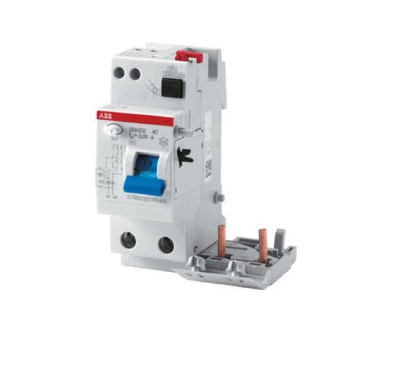 Blocco Differenziale per Interruttore 2 Poli S200 A 25A 30mA 2P DDA202 - ABB B427954