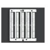 Cnu/8/51/510 Tab.100 Tessere 1-10 (100 PEZZI) - CABUR NU0851510