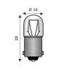 Lampada Ba9S 10X28 48V 2W - WIMEX 4101130