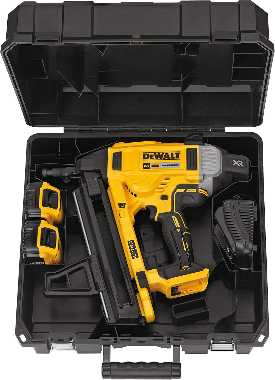 Chiodatrice per calcestruzzo senza spazzole XR 18V Li-Ion 5Ah, Nero/Giallo, Motore Brushless - DEWALT DCN890P2-QW