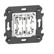 Comando Doppio Luci Wireless 2 Moduli Led Integrato Living Now - BTICINO K4003DCW