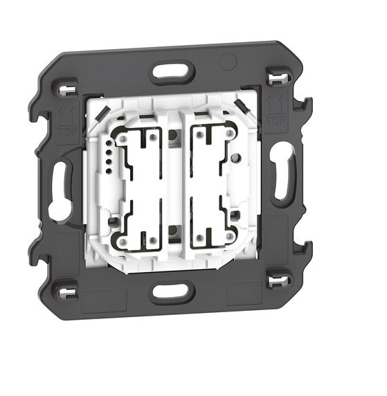 Comando Doppio Luci Wireless 2 Moduli Led Integrato Living Now - BTICINO K4003DCW