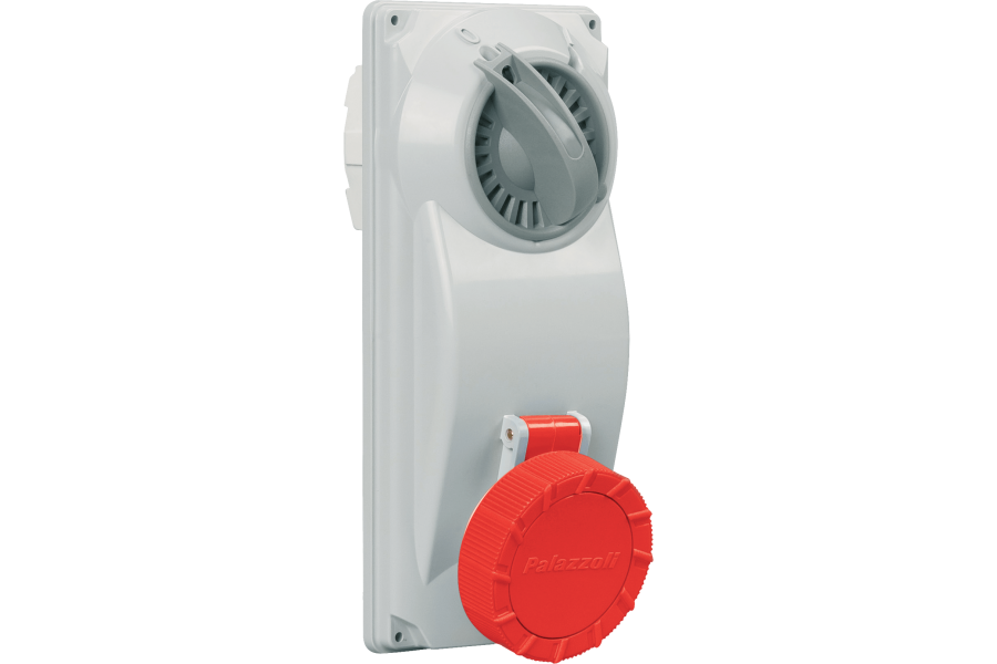 Topter Presa Fissa Interbloccata Per Installazione Da Quadro 3P+N+T 16A 380-415V 50-60Hz 6H Ip66/Ip67 - PALAZZOLI 491146
