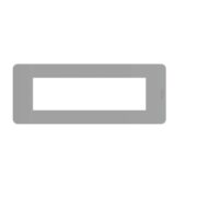 Placca Cover Serie Matixgo 7 Moduli Grigio Materiale Tecnopolimero - BTICINO JA4807JG