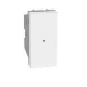Interruttore Assiale MatixGo 1P 10 Ax 250 Va.C. Illuminabile Led Ln4743/230T, Ln4743/12T, H4743/230B, H4743/12B 1 Modulo Bianco - BTICINO JW4051