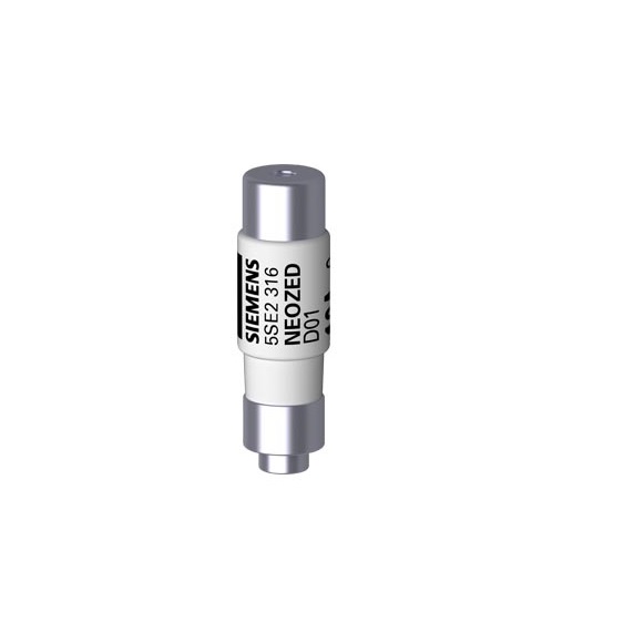 Cartuccia Fusibile Neozed, D01, 6 A, Gg, Un Ac: 400 V, Un Dc: 250 V, Con (Stagnate) Capsule Di Contatto - SIEMENS 5SE2306