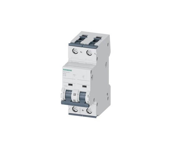 Interruttore Magnetotermico 400V 6Ka, A 2 Poli, C, 13A, P=70Mm - SIEMENS 5SY62137
