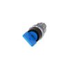 Selettore A Chiave OMR, 22 Mm, Rotondo, In Metallo Lucido, Colore Blu, Estrazione Chiave O - SIEMENS 3SU10504GC010AA0