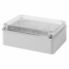 Cassetta Derivazione Apparecchiature Elettriche Elettroniche Coperchio Basso Trasparente Ip56 Dimensioni Interne 240X190X90 Pareti Lisce - GEWISS GW44428