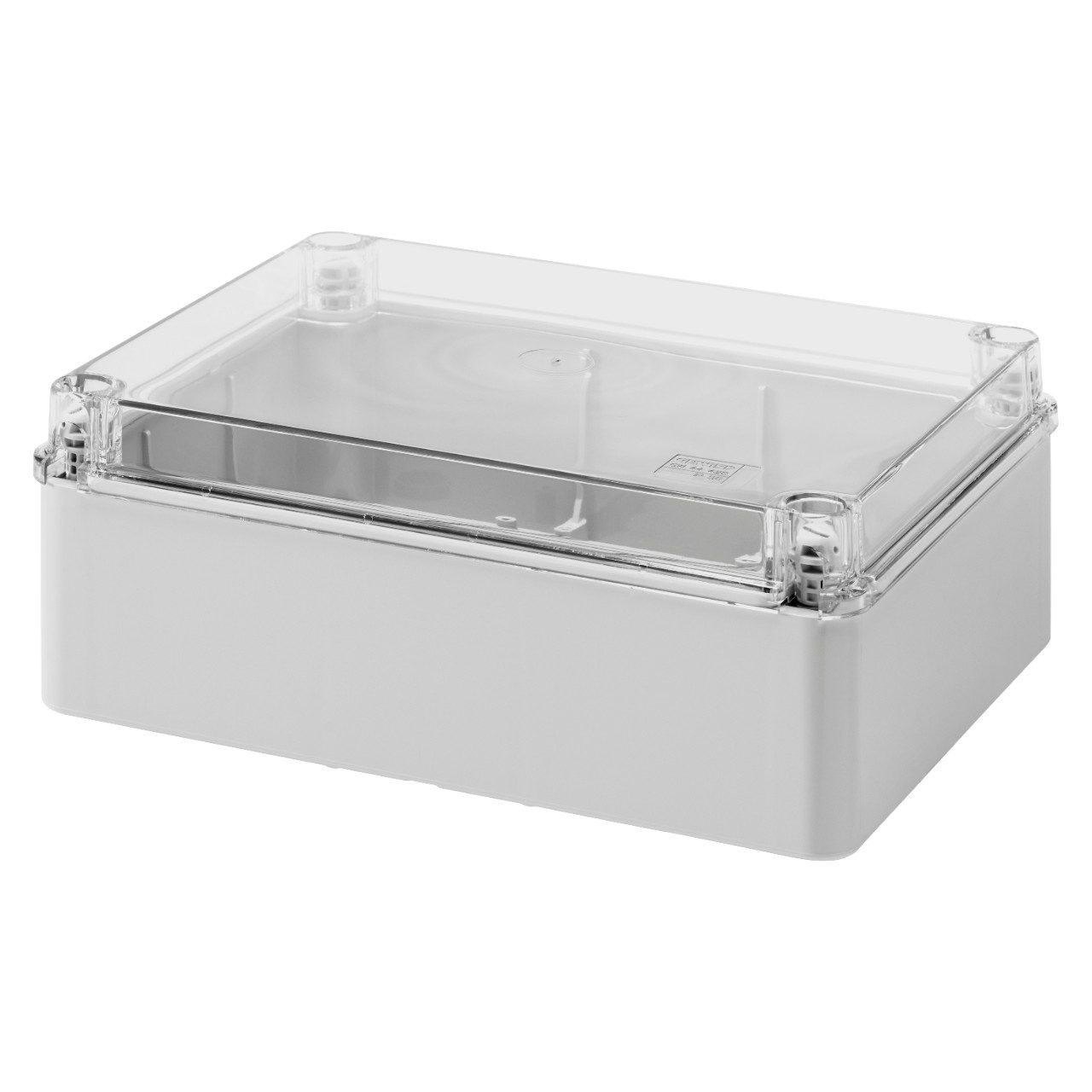 Cassetta Derivazione Apparecchiature Elettriche Elettroniche Coperchio Basso Trasparente Ip56 Dimensioni Interne 240X190X90 Pareti Lisce - GEWISS GW44428