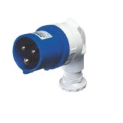 Spina Mobile A 90° Ip44 2P+T 16A 200-250V 50/60Hz Blu 6H Cablaggio A Vite - GEWISS GW60085