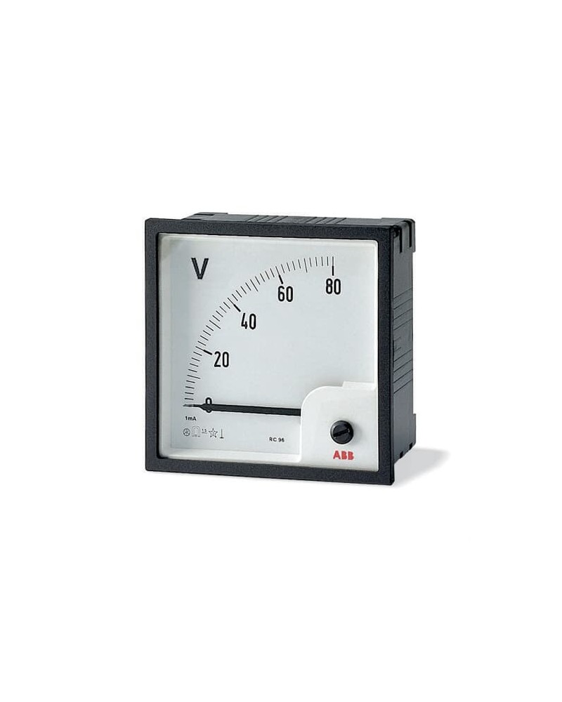 Voltimetro Analogico da quadro Vlm-1-500/72 Potenza dissipata 4 W - ABB EG 258 6