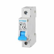 Interruttore Magnetotermico 1P 1 Modulo 220V 6A Curva C 6Ka - ETTROIT JX110660