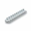 Confezione 100 Morsetti 10 Stecche da 10 Pezzi, Trasparente per cavi elettrici fino a 2,5 mm (10 PEZZI) - MC ELETTRICI 10PZ-22994