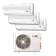 Climatizzatore Trial Inverter 6,1 kW R32 A++, 9000 12000 12000 BTU, 57.5 dB, Compatibile Con Alexa E Google Assistant - MC ELETTRICI MATRIALUEN 9+12+12