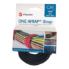 Nastro Adesivo, Velcro, strap, rettangolare, nero, serie Professional ONE-WRAP, 20 mm x 150 mm - MC ELETTRICI VEL-OW64401