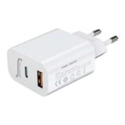 Caricabatteria Usb Rapido Con Tecnologia Fast Charge Usb-C Usb-A 20W - MC ELETTRICI IO3942101