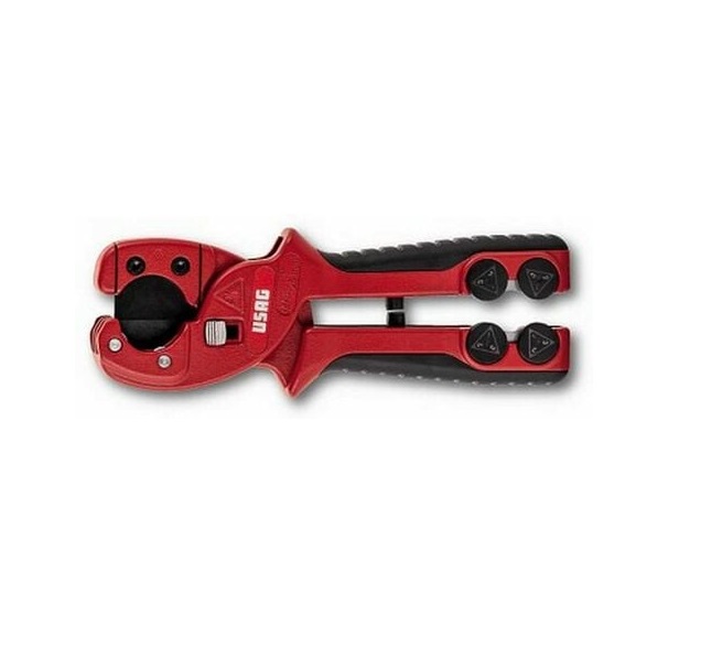 Usag Cesoia Tagliatubi professionale Ø26mm per tubi PEX e corrugati con lame integrate e ritorno automatico, 317 EM_26 MM - DEWALT U03170005