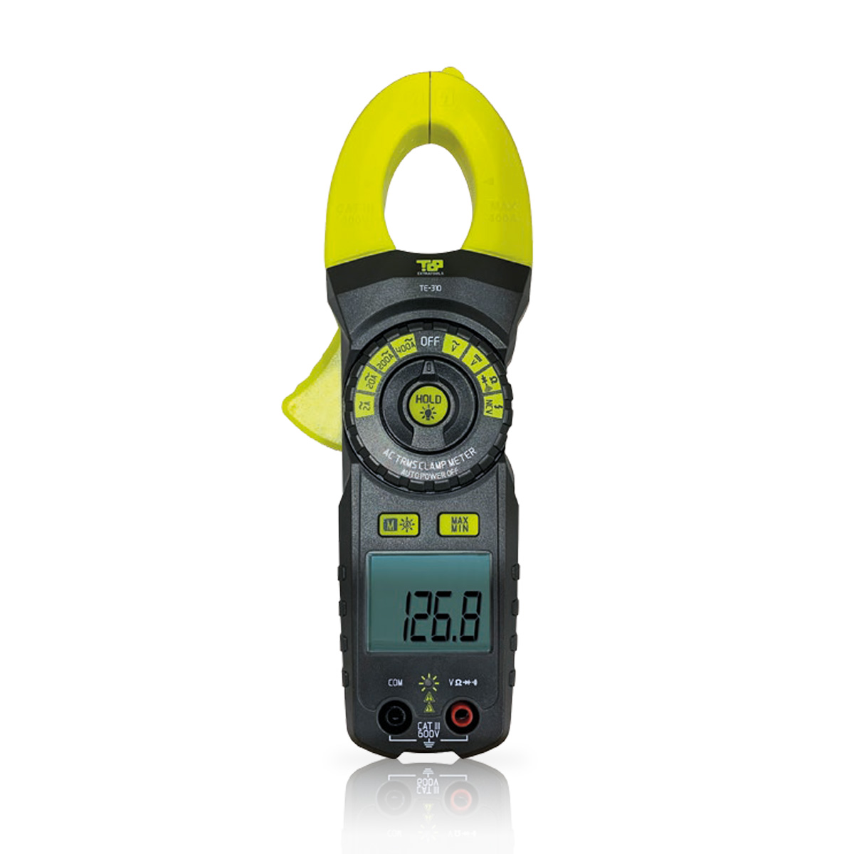 Kit di 2 Pinze Amperometriche, TRMS 400A AC, 600V AC/DC, Display LCD Retroilluminato, CAT III, T&P Extratools DUO - ETELEC KS04