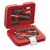 Usag Cassetta Set 34pz bussole esagonali 14 e inserti con cricchetto 72 denti in cassetta modulare, 601 1/4 J34 JU - DEWALT U06010001