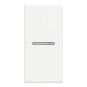 Pulsante Assiale Axolute 1P NO 10A 250V Bianco, profondità ridotta - BTICINO HD4005N