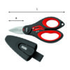 Forbice Professionale per Elettricisti, Spellafili integrato (1,5-2,5-4 mm2) - USAG U02070006
