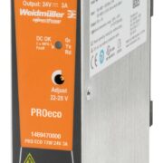 Alimentatore AC/DC su guida DIN, ITE, ambito ITE, 1 uscita, 72 W, 12 V, 6 A - WEIDMULLER 1469470000