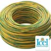 Cavo Elettrico FS17, Unipolare Isolante, Impianti Elettrici, Case, Imprese Edili, 450/750 V, 1 x 4 mm, Giallo/Verde (100 METRI) - ICEL C0007604102