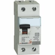 Interruttore Magnetotermico differenziale 1P+N 4,5kA Idn=0,03A tipo AC 2 moduli DIN 230V In=16A - BTICINO GC8813AC16