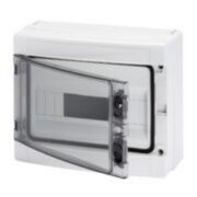 Centralino stagno con pareti lisce predisposto per alloggiamento morsettiere IP65 12 Moduli - GEWISS GW40103