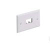 Panduit Placca Orizzontale OFF-White 2Porte Mini-com - VARIO PANCFPH2IW