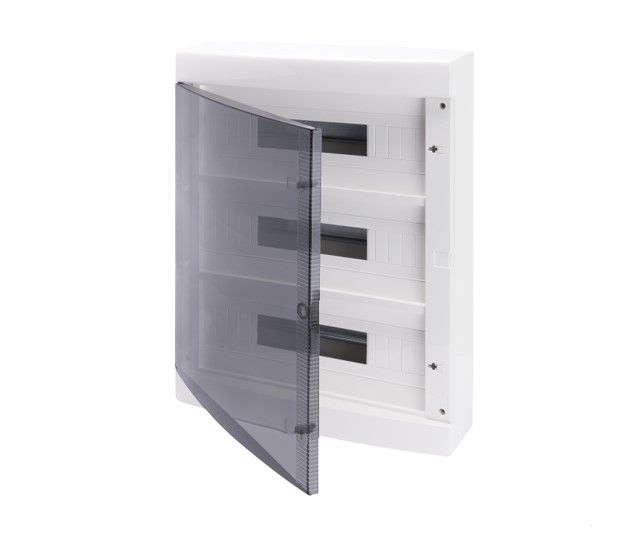 Centralino da arredo con pareti lisce predisposto per alloggiamento morsettiere IP40 (18X3) 54 Moduli - GEWISS GW40051
