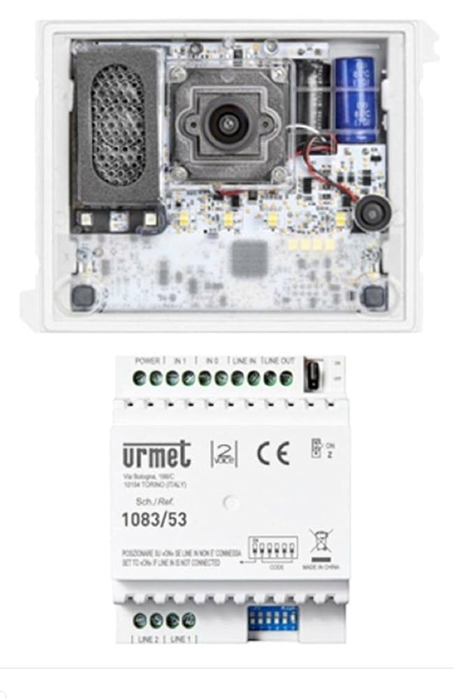 Kit Colonna Secondaria Video 2Voice, Alpha - URMET 1783/758
