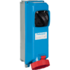 Presa Interbloccata In Termoindurente Da Parete Con Fusibili 2P+T 63A 100-130V 50-60Hz 4H - PALAZZOLI 472612