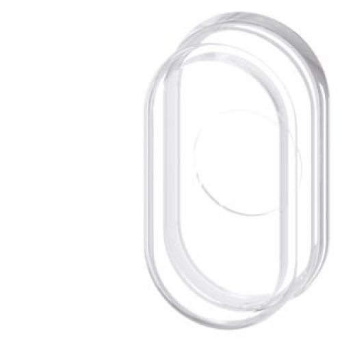 Tappo di protezione in silicone per pulsante Twin, piatto, trasparente - SIEMENS 3SU19000DG700AA0