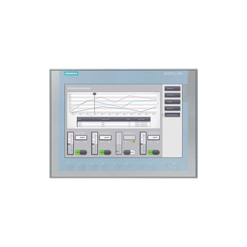Simatic HMI Basic KTP1200 Display TFT Widescreen 12" Pannello Touch - SIEMENS 6AV21232MB030AX0