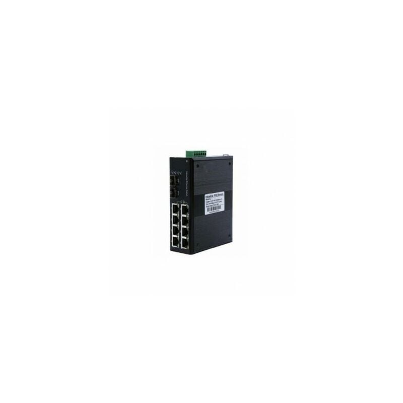 4NET Switch industriale 8 porte PoE + 2 SFP 1000base-FX - 4POWER 4N-08P2GT1F
